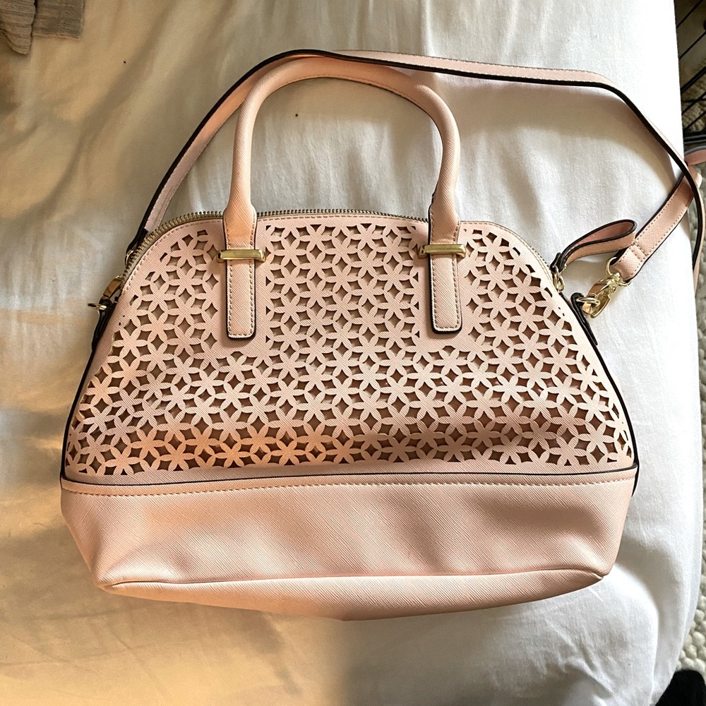 Blush pink purse